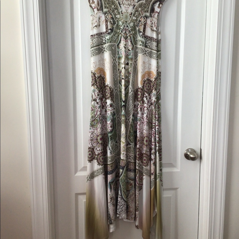 Emerald summer dress